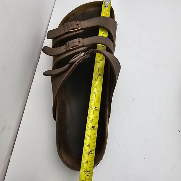 Birkenstock Florida Unisex 11 Mocha Brown Soft Footbed Slippers main image 9